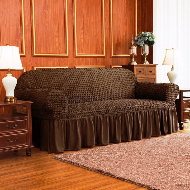Turkish Style Bubble Sofa Cover 5 Sitter 3+1+1