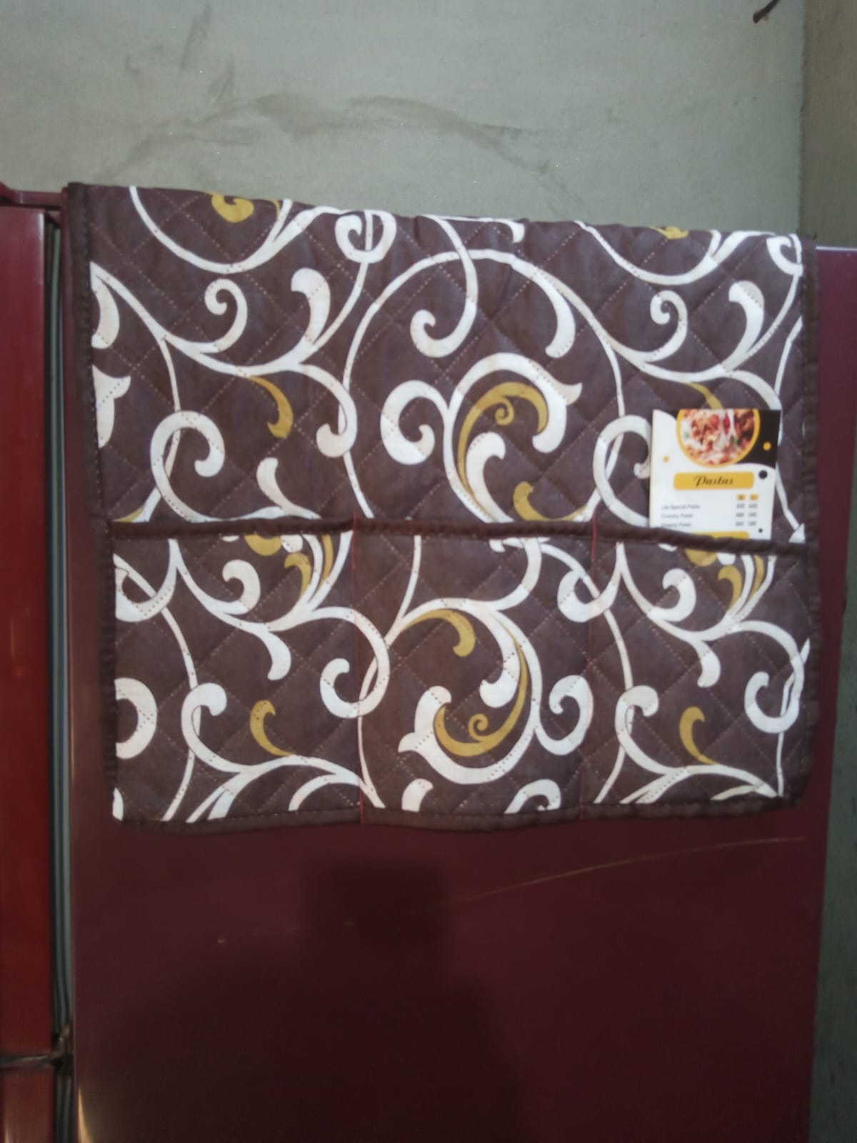 Prints Fridge Covers Quilted Cotton Size 22 X 58 inches