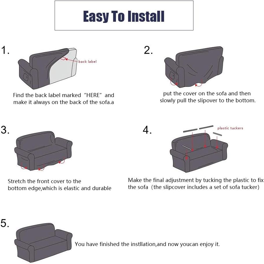 Turkish Style Bubble Sofa Cover 5 Sitter 3+1+1