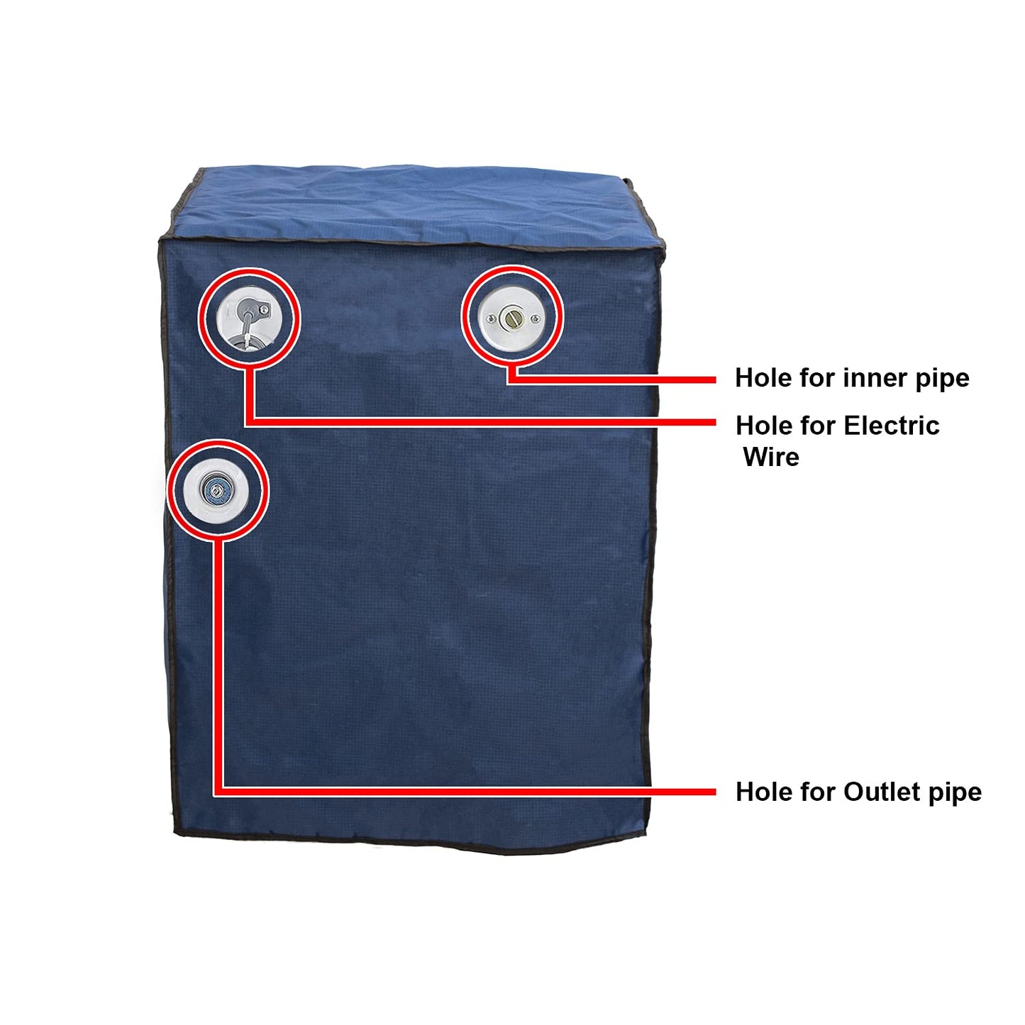 Top Loader Haier_9KG 100% Waterproof Washing Machine Cover Parshote Fabrice